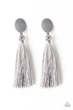 Paparazzi Accessories - Va Va PLUME - Silver Earrings - Travona's Dazzling Jewels