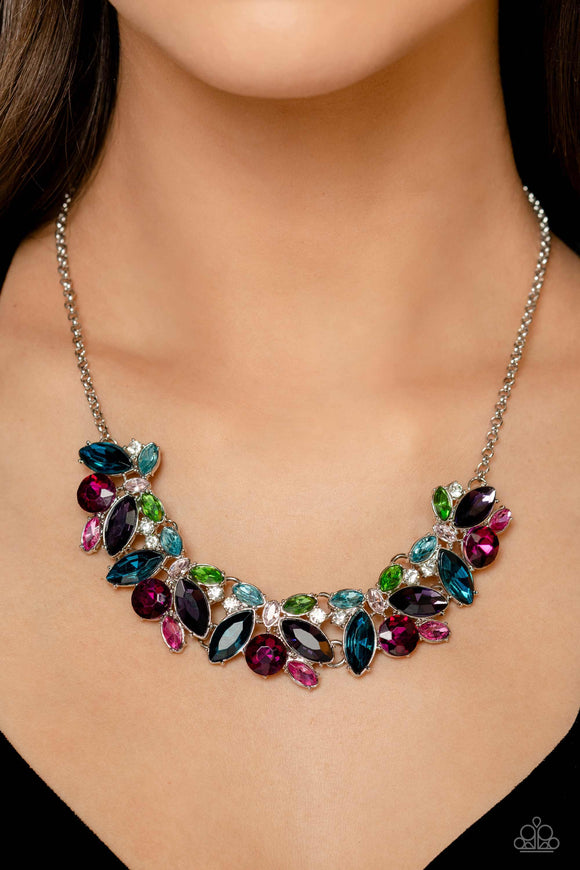 Paparazzi - Crowning Collection - Multicolored Necklace