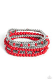 Paparazzi - Mythical Magic - Red Bracelet