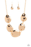 Paparazzi - That RING You Do - Gold Necklace