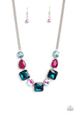 Paparazzi - Elevated Edge - Multicolored Necklace