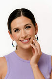 Paparazzi - Hypnotic Heart Attack - Multicolored Hoop Earrings