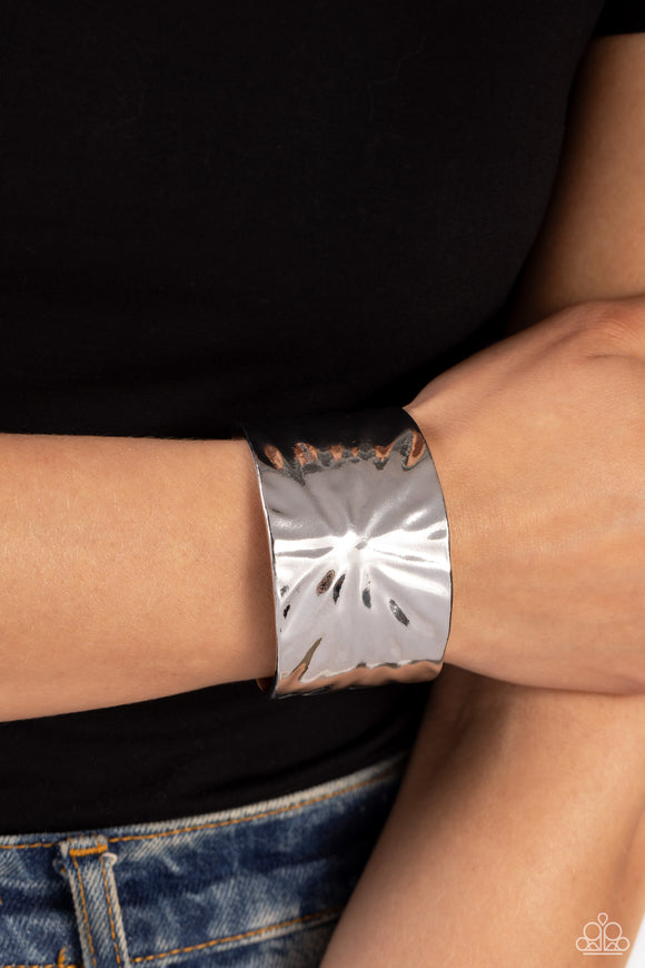 Paparazzi - Ford Fusion - Silver Cuff Bracelet