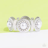 Paparazzi - Summer Serenade - White Pearl Bracelet