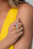 Paparazzi - Lily Lei - Multicolored Ring