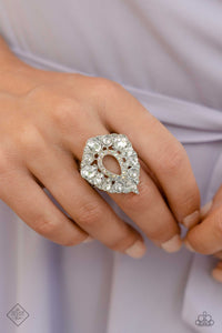 Paparazzi - First Class Fairytale - White Ring