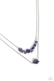 Paparazzi - Chiseled Caliber - Purple Layered Necklace