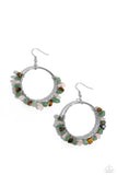 Paparazzi - Handcrafted Habitat - Green Earrings