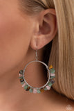 Paparazzi - Handcrafted Habitat - Green Earrings