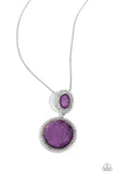 Paparazzi - Castle Cadenza - Purple Long Necklace