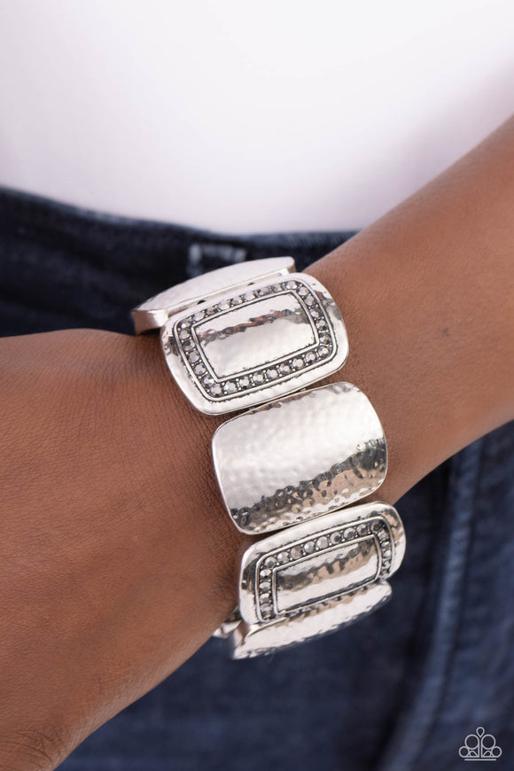 Paparazzi - Refined Radiance - Silver Bracelet