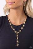 Paparazzi - Reach for the Stars - Gold Necklace