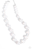 Paparazzi - Timelessly Tantalizing - White Necklace