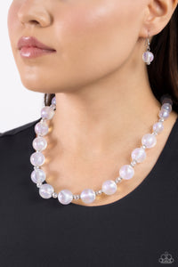 Paparazzi - Timelessly Tantalizing - White Necklace