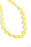 Paparazzi - Timelessly Tantalizing - Yellow Necklace