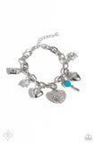 Paparazzi - Charming Color - White Charm Bracelet