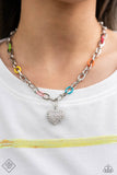 Paparazzi - Colorful Candidate - Multicolored Necklace