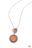 Paparazzi - Castle Cadenza - Orange Necklace