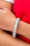 Paparazzi - Polishing Promise - White Bracelet