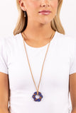 Paparazzi - Tied Triumph - Multicolored Necklace