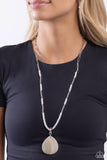 Paparazzi - SHELL Me A Story - Silver Necklace