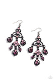 Paparazzi - Regal Renovation - Purple Earrings