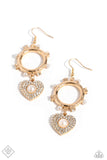 Paparazzi - Romantic Relic - Gold Earrings