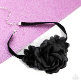 Paparazzi - Very Viscountess - Black Choker Necklace