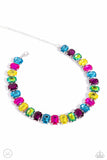 Paparazzi - Ecstatic Emeralds - Multicolored Necklace