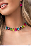 Paparazzi - Ecstatic Emeralds - Multicolored Necklace