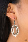 Paparazzi Accessories - Trophy Shimmer - Black Earrings - Travona's Dazzling Jewels