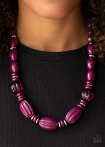 Paparazzi - High Alert - Purple Necklace