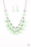 Paparazzi - Seaside Soiree - Green Necklace