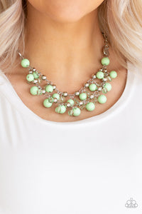 Paparazzi - Seaside Soiree - Green Necklace