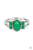 Paparazzi - A Touch of Tiki - Green Bracelet