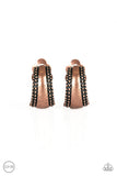 Paparazzi - Bells Ringing - Copper Earrings