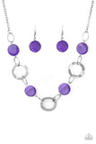 Paparazzi - Bermuda Bliss - Purple Necklace